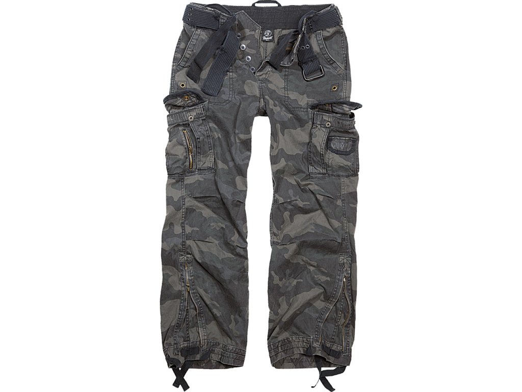 BRANDIT kalhoty Royal Vintage Trouser Darkcamo