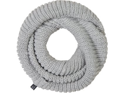 BRANDIT ŠÁLA Loop knitted Světle šedá