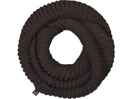BRANDIT ŠÁLA Loop knitted Hnědá