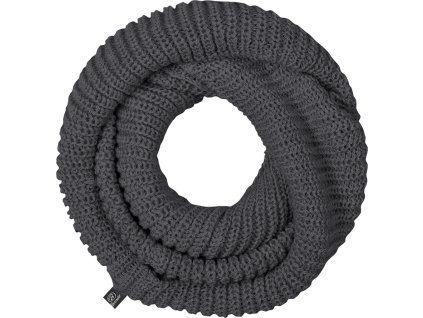 BRANDIT ŠÁLA Loop knitted Tmavě šedá