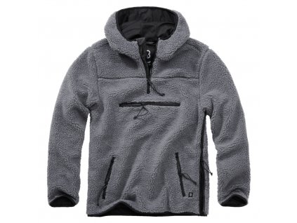 BRANDIT bunda Teddyfleece Worker Pullover Antracit