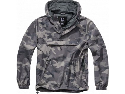 BRANDIT BUNDA Summer Windbreaker grey camo