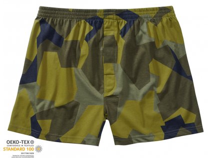 BRANDIT boxerky swedisch camo M90