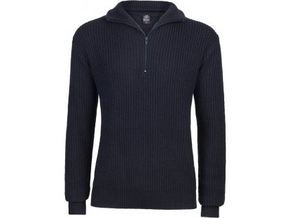 BRANDIT svetr Marine Pullover Troyer Modrá