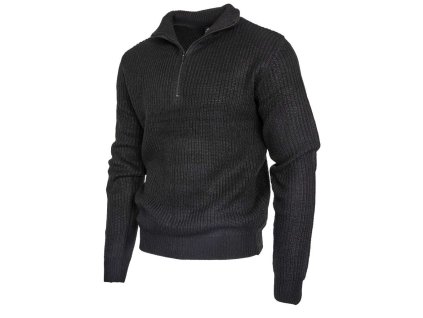 BRANDIT SVETR Marine Pullover Troyer Černá
