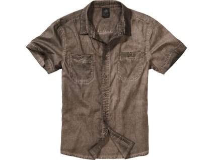 BRANDIT KOŠILE Roadstar uni, heavy washed Hnědá