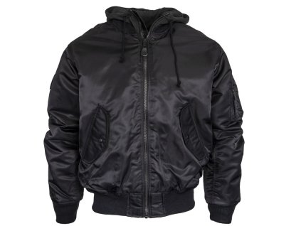 BRANDIT BUNDA MA1 Sweat Hooded Jacket Černá