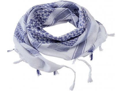 BRANDIT šátek Shemag Scarf Modro-bílý