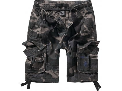 BRANDIT kraťasy Pure Vintage Shorts Darkcamo