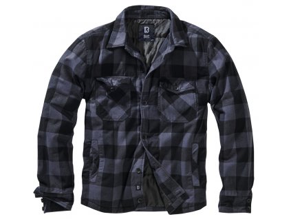 BRANDIT BUNDA Lumberjacket Modro - šedá