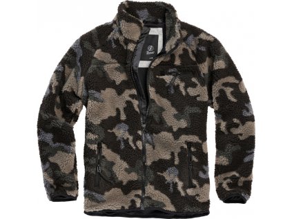 BRANDIT bunda Teddyfleece Jacket Darkcamo