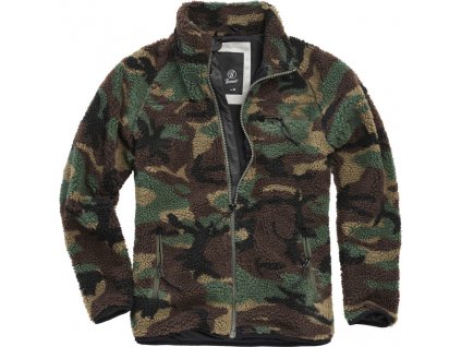 BRANDIT BUNDA Teddyfleece Jacket Woodland