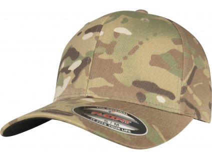 BRANDIT KŠILTOVKA Flexfit Cap Multicamo