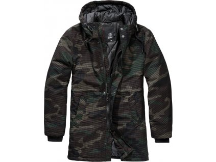 BRANDIT PARKA Grid-Camo Woodland