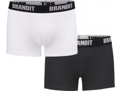 BRANDIT boxerky 2ks/balení - černá/bílá