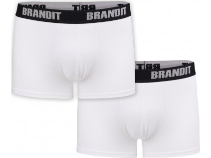 BRANDIT boxerky 2ks/balení - bílá/bílá