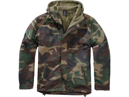 BRANDIT větrovka Windbreaker Frontzip Woodland