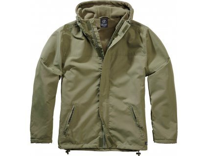 BRANDIT BUNDA Windbreaker Frontzip Olivová