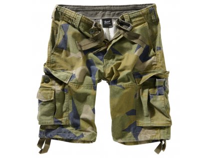 BRANDIT kraťasy Vintage Shorts Swedisch Camo M90