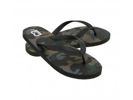 BRANDIT pantofle Beach Slipper Darkcamo