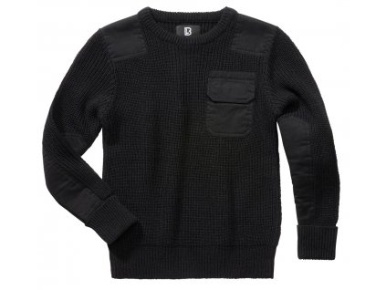 BRANDIT Dětský svetr BW Pullover Černý