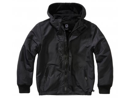 BRANDIT Dětská bunda Windbreaker Frontzip Černá