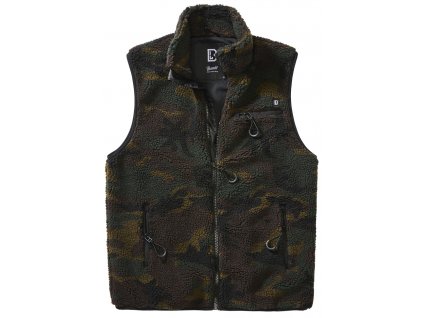 BRANDIT vesta Teddyfleece Vest Men Woodland