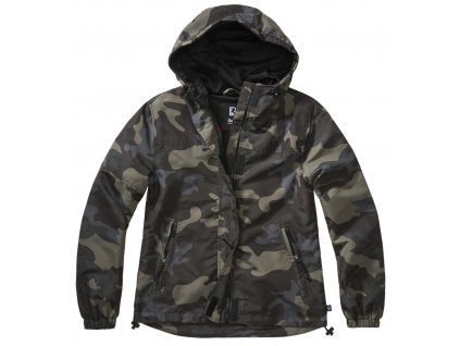 BRANDIT Dámská větrovka Summer Windbreaker frontzip Darkcamo