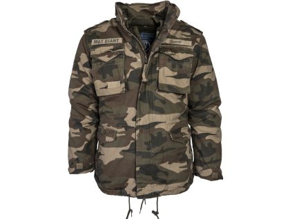 BRANDIT bunda M65 GIANT Light woodland + čepice Jerseycap uni ZDARMA