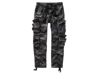 BRANDIT kalhoty Pure Slim Fit Trousers Darkcamo