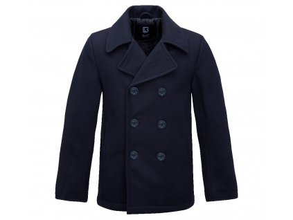 BRANDIT kabát Pea Coat Modrý