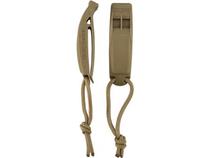 BRANDIT signální píšťalka Molle 2 Pack Camel