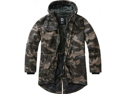 BRANDIT bunda Marsh Lake Teddyparka MEN Darkcamo