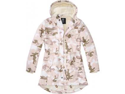 BRANDIT Dámská Bunda Marsh Lake Parka Candy camo