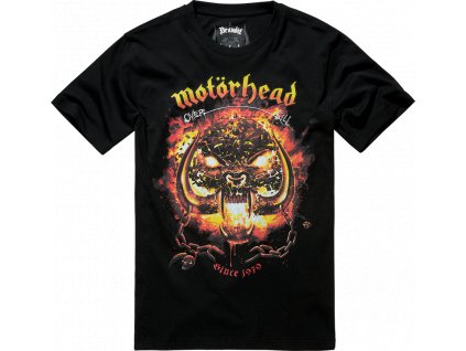 BRANDIT tričko Motörhead T-Shirt Overkill černá