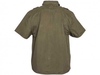 BRANDIT KOŠILE Vintage Shirt shortsleeve Olivová