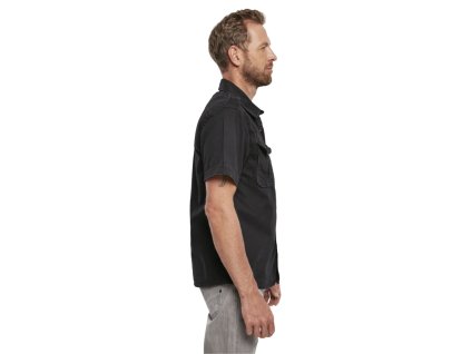 BRANDIT KOŠILE Vintage Shirt shortsleeve Černá