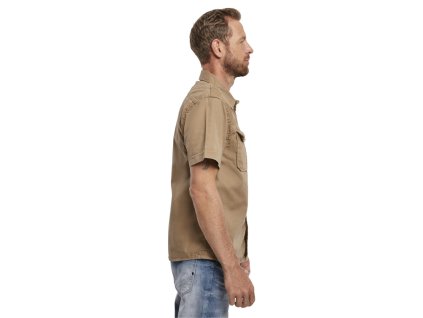 BRANDIT KOŠILE Vintage Shirt shortsleeve Camel