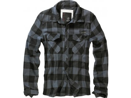 BRANDIT košile Checkshirt černo-šedá