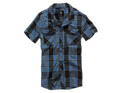 BRANDIT KOŠILE Roadstar Shirt, 1/2 sleeve Indigo