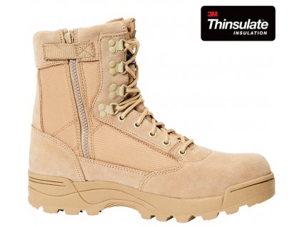 BRANDIT boty ZIPPER Tactical Boot Camel