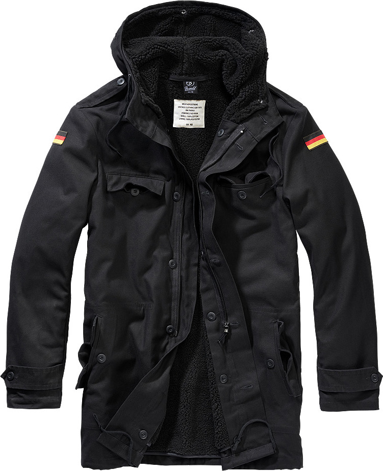 BRANDIT bunda BW parka Flag Černá Velikost: L
