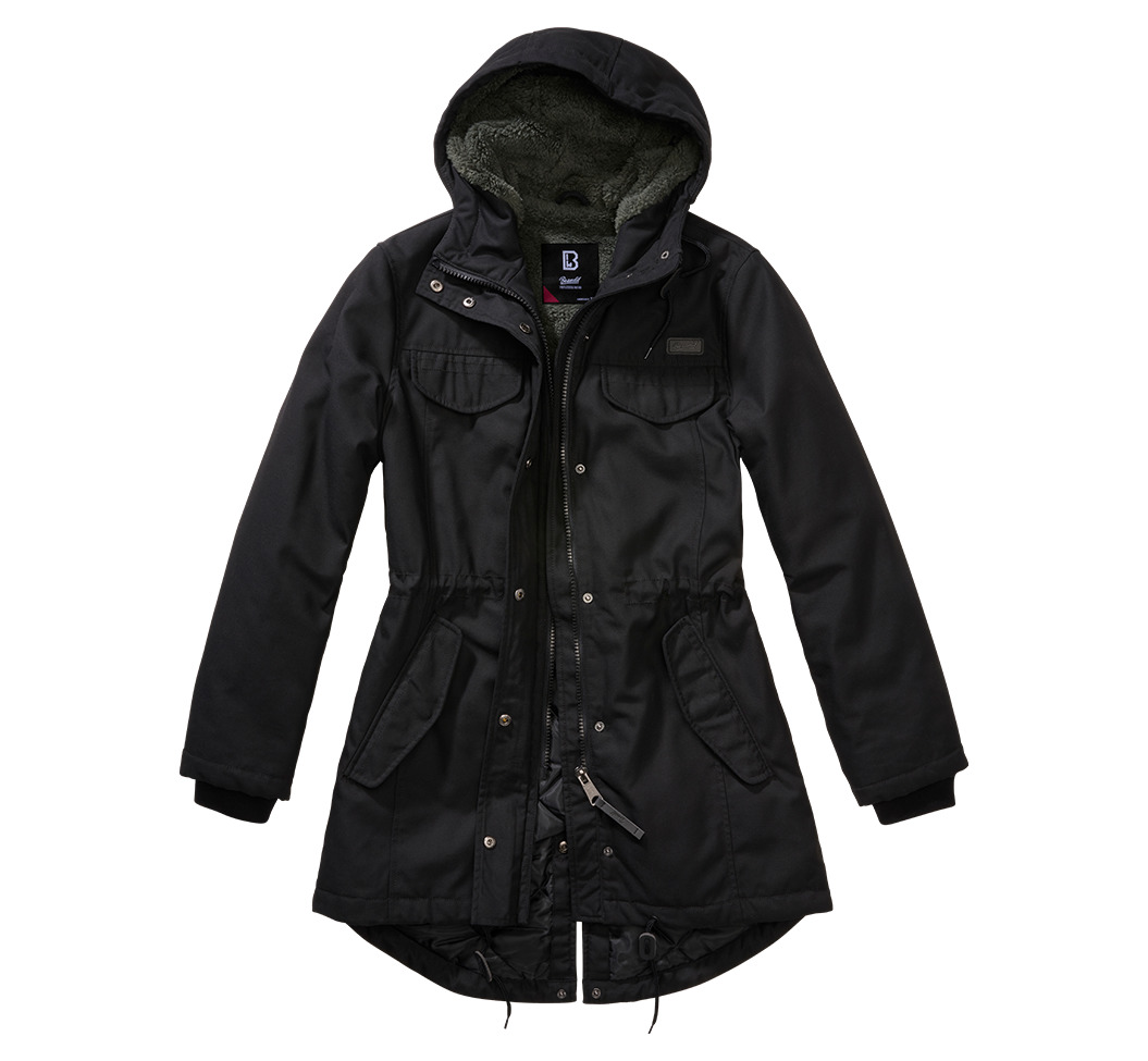BRANDIT Dámská bunda Marsh Lake parka Černá Velikost: 5XL
