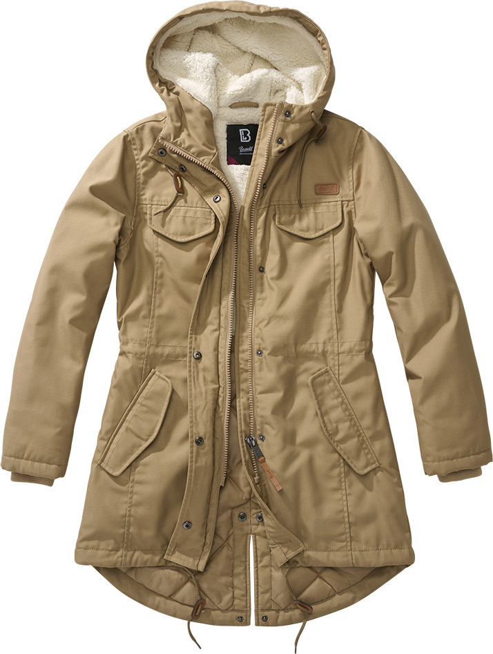 BRANDIT Dámská Bunda Marsh Lake Parka Camel Velikost: XXL