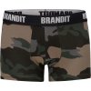 BRANDIT boxerky 2ks/balení - darkcamo/černá