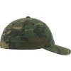 BRANDIT kšiltovka Flexfit Garment Washed Camo Cap Woodland