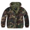 BRANDIT Dětská bunda Summerwindbreaker Frontzip Woodland