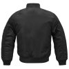 BRANDIT Dětská bomber bunda MA1 Jacket Černá