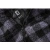 BRANDIT bunda Teddyfleece Troyer Černo-šedá