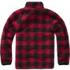 BRANDIT bunda Teddyfleece Troyer Červeno-černá